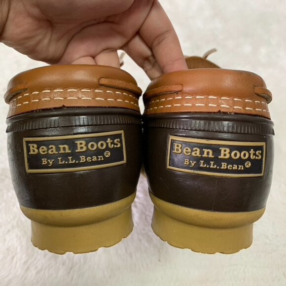 Bean Boots by L.L. Bean Mens 175061 Rubber Moccasins Waterproof Size 8 - Picture 8 of 14